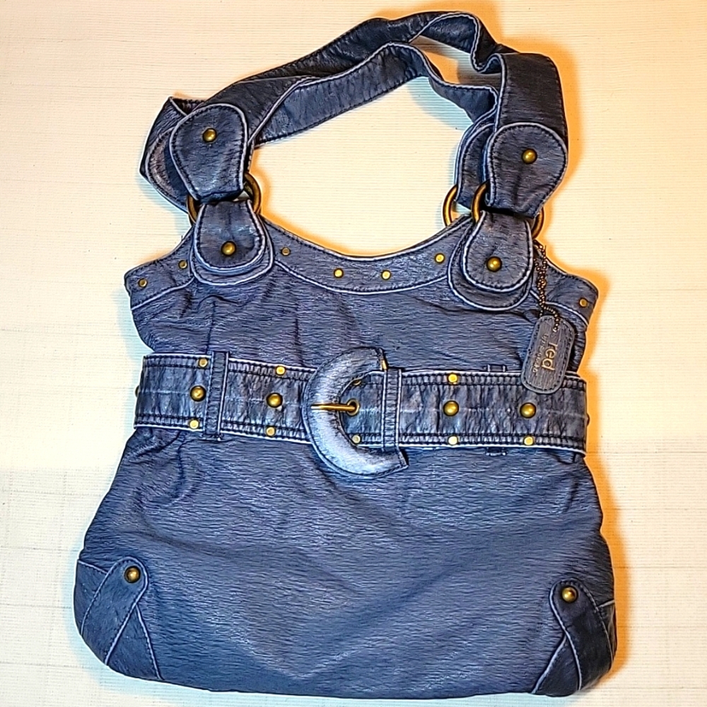 Red- Jean Blue Shoulder Bag